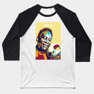 Abstract Pele in WPAP Baseball T-Shirt